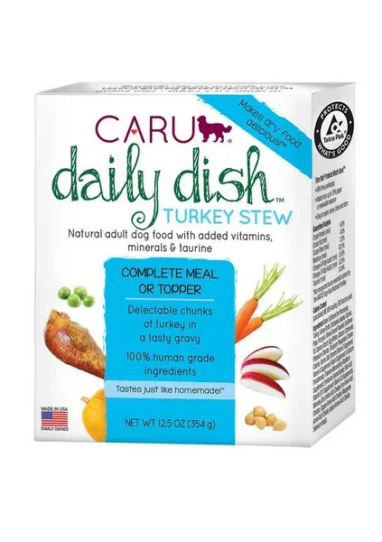 12/12oz Caru Daily Dish Turkey Stew - Treat